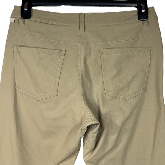 Lululemon SZ 30 ABC Classic Mens Pants Warpstreme Stretch Pockets Zip-Fly Sand - Picture 4 of 9
